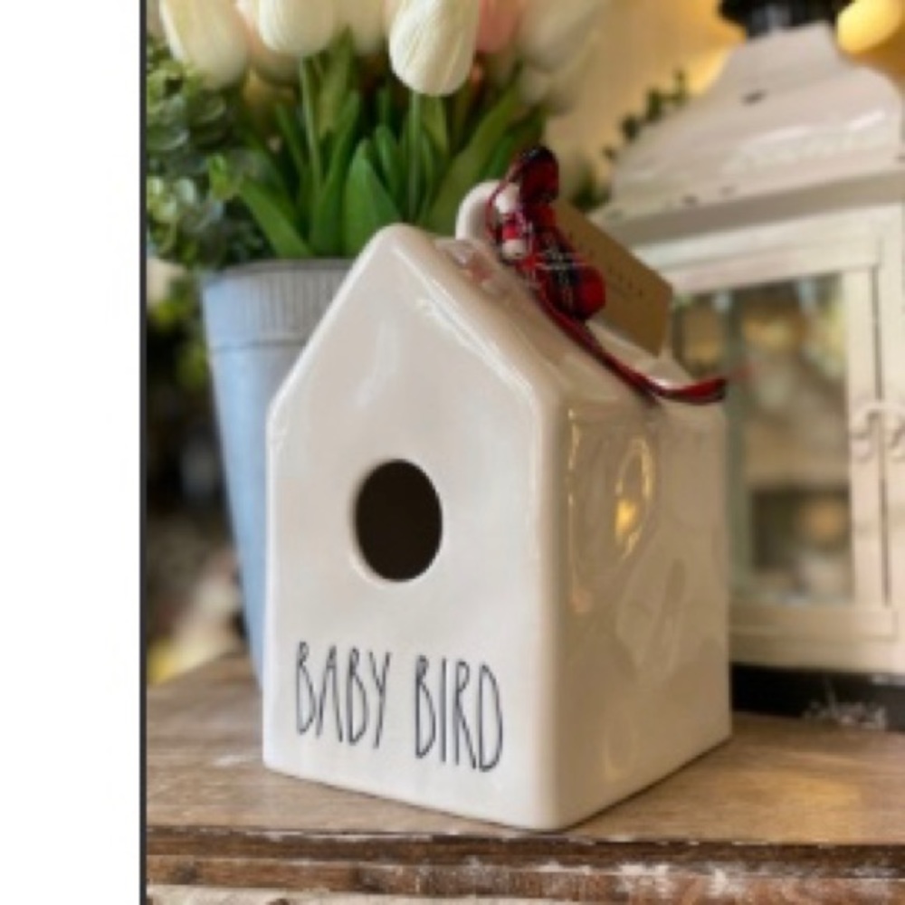 Rae Dunn baby bird birdhouse